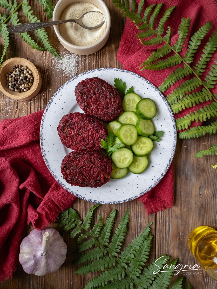 Свекольные котлеты