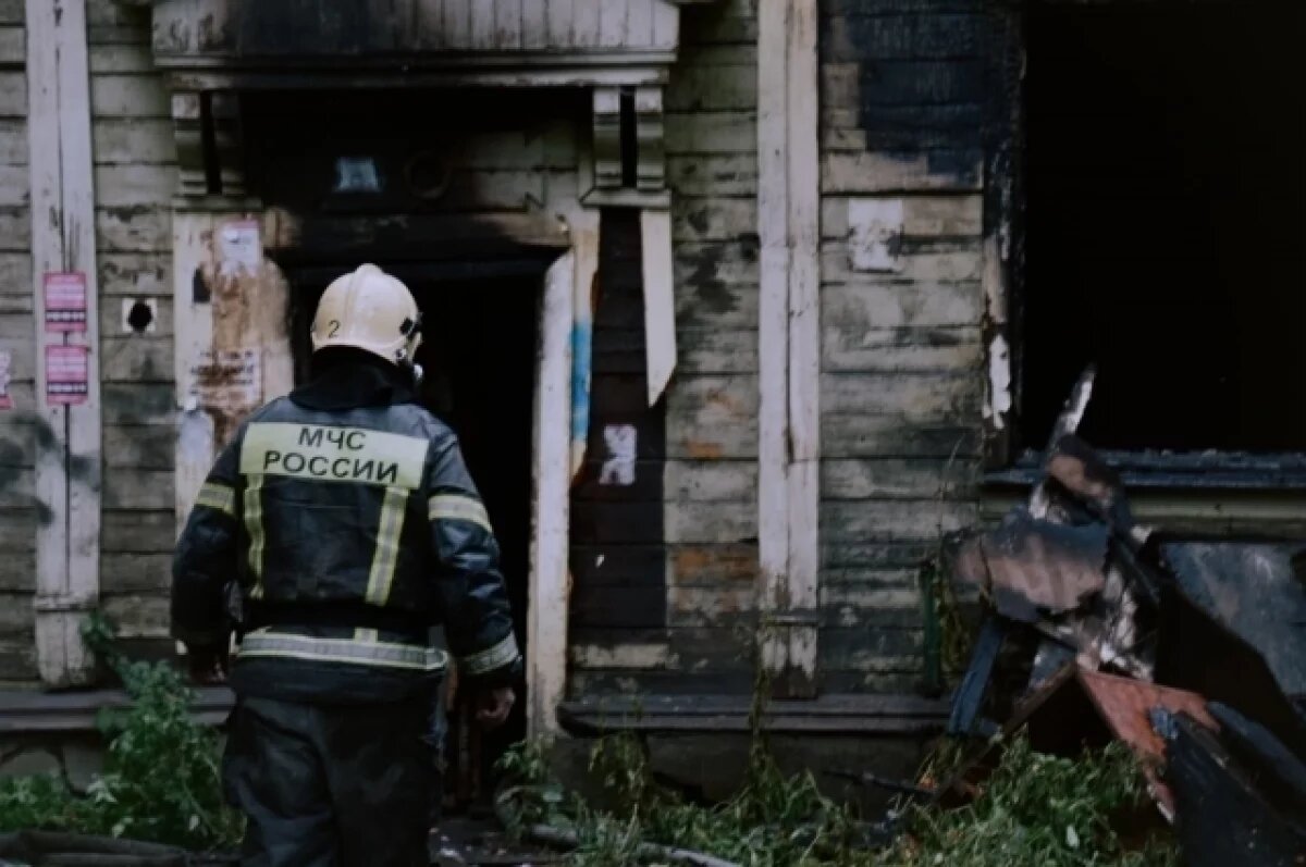   В Томском районе при пожаре в жилом доме пострадала 70-летняя женщина