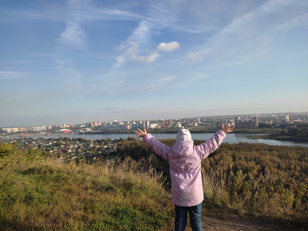 Вид на левый берег Кемерово
