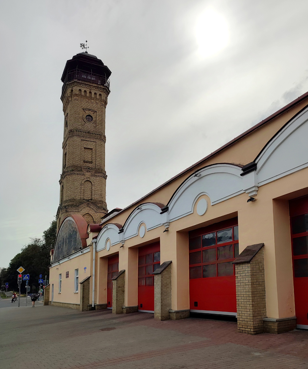 Пожарное депо и каланча. Начало 20-го века