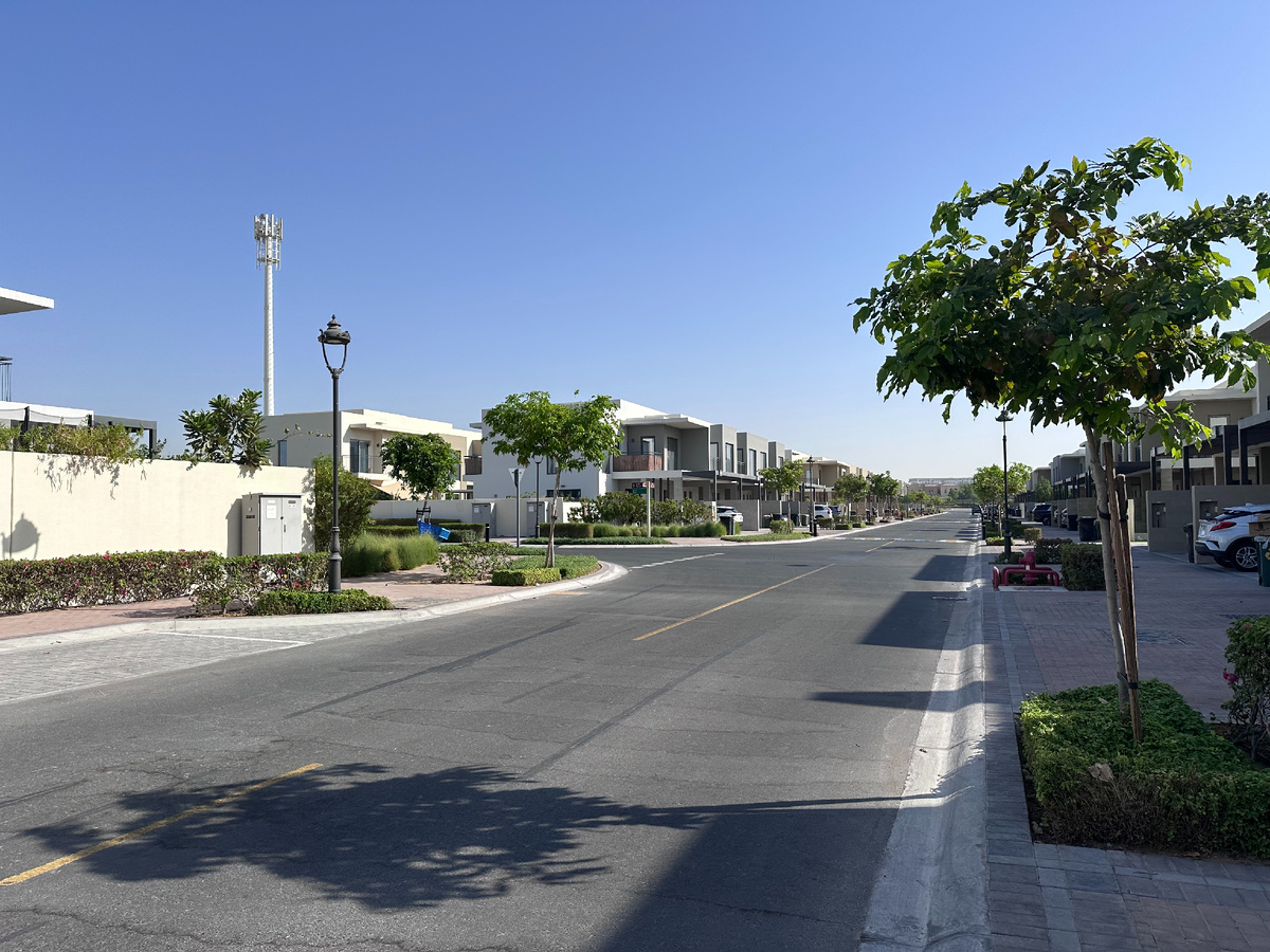 Улица в дубайском частном секторе