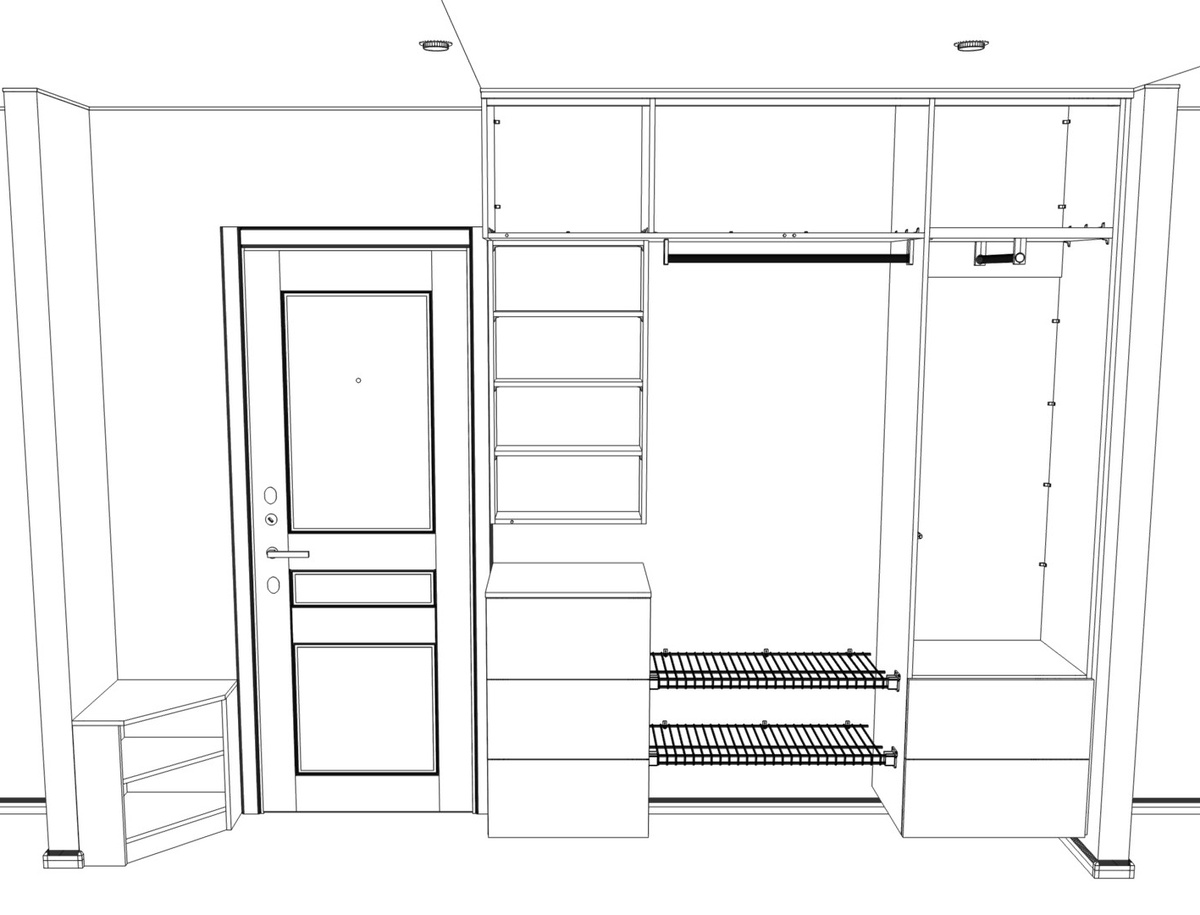 Конструктор шкафа в прихожую