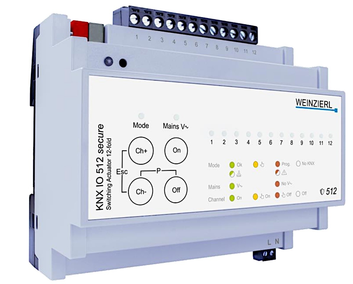 KNX актуатор компании Weinzierl, оптимизированный для светодиодных светильников
