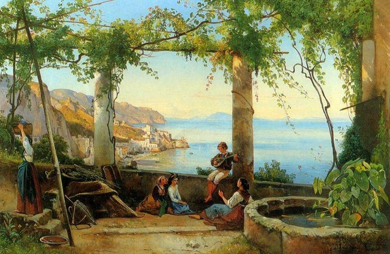 * Джачинто Джиганте Амальфи. 1844 . Тверская областная картинная галерея