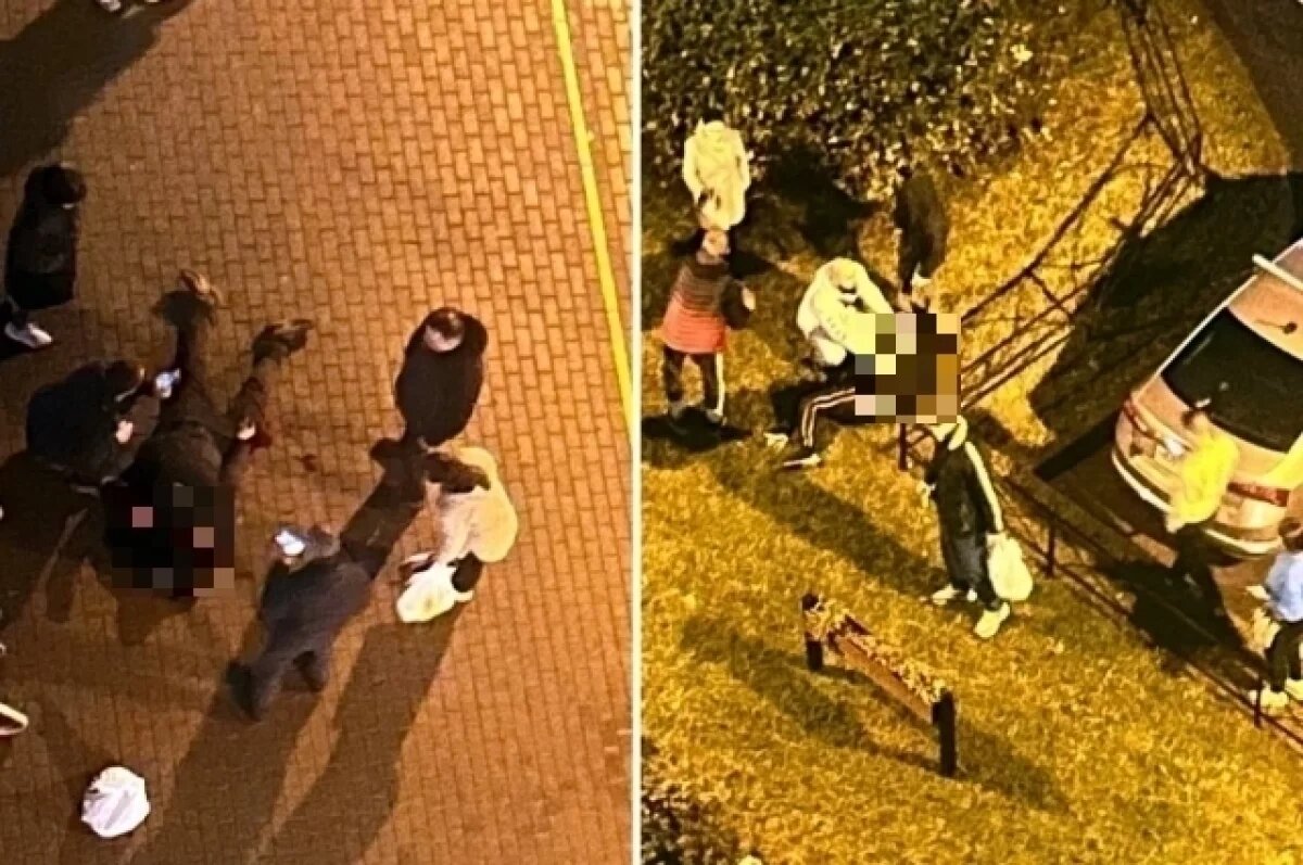    В массовой драке в Янино неизвестные изрезали ножами четверых и скрылись