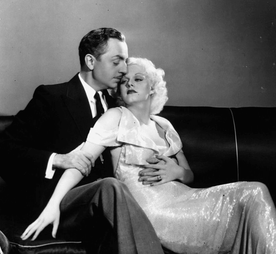 Джин Харлоу с партнером по фильму