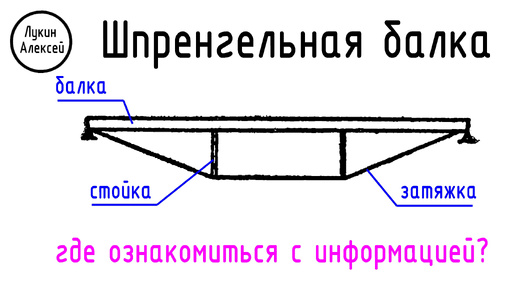 Шпренгельная балка. Поиск информации по конструктивным решениям / Рабочий процесс