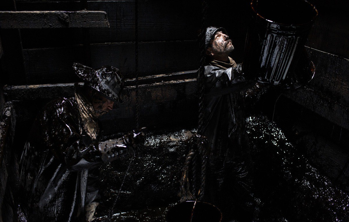 Трудяги за работой