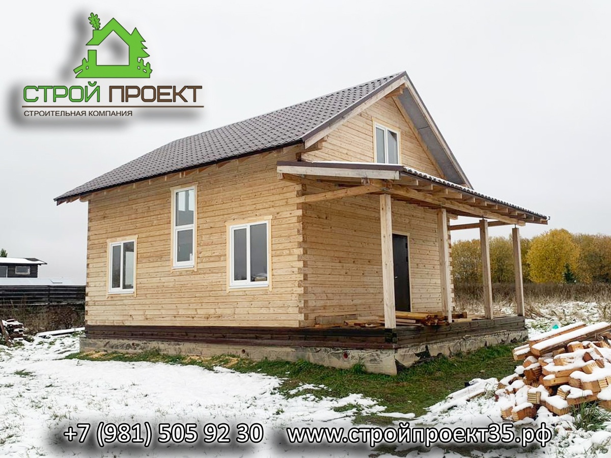 Установка окон и дверей в доме из бруса