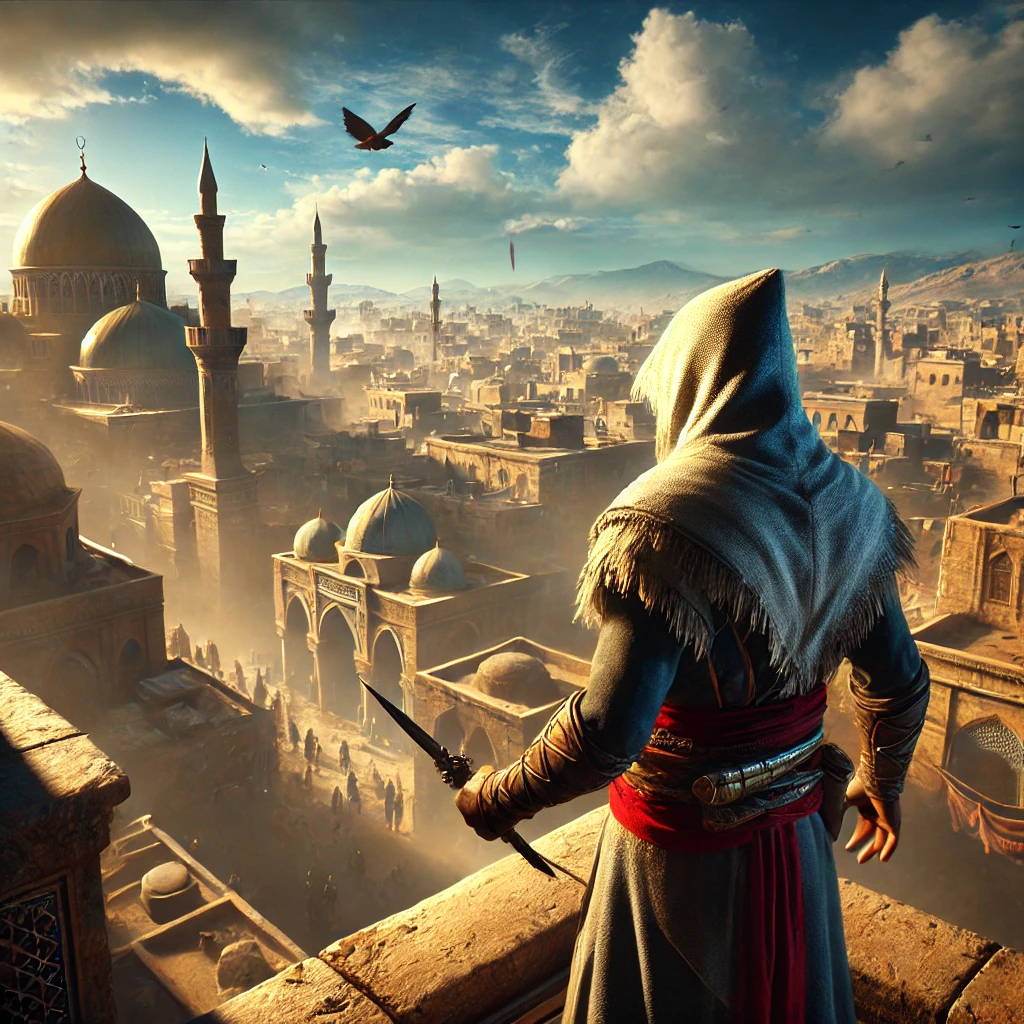 Изображение сгенерировано с помощью ChatGPT специально для обзора Assassin's Creed Mirage.