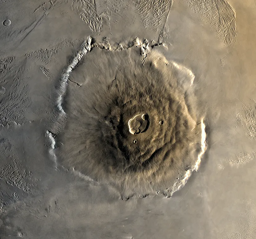 Олимп Монс с орбиты (Общественное достояние / NASA)