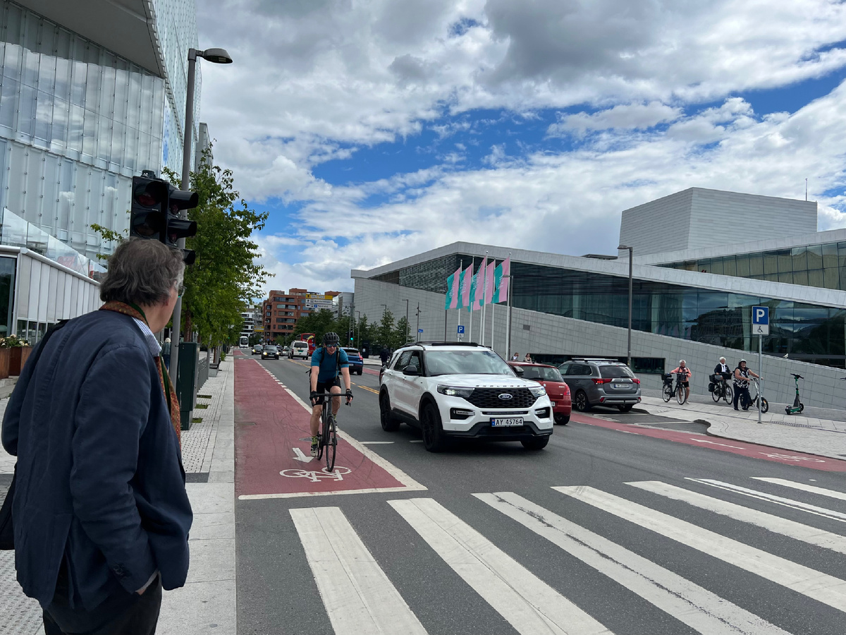 Выделенная полоса для велосипедистов