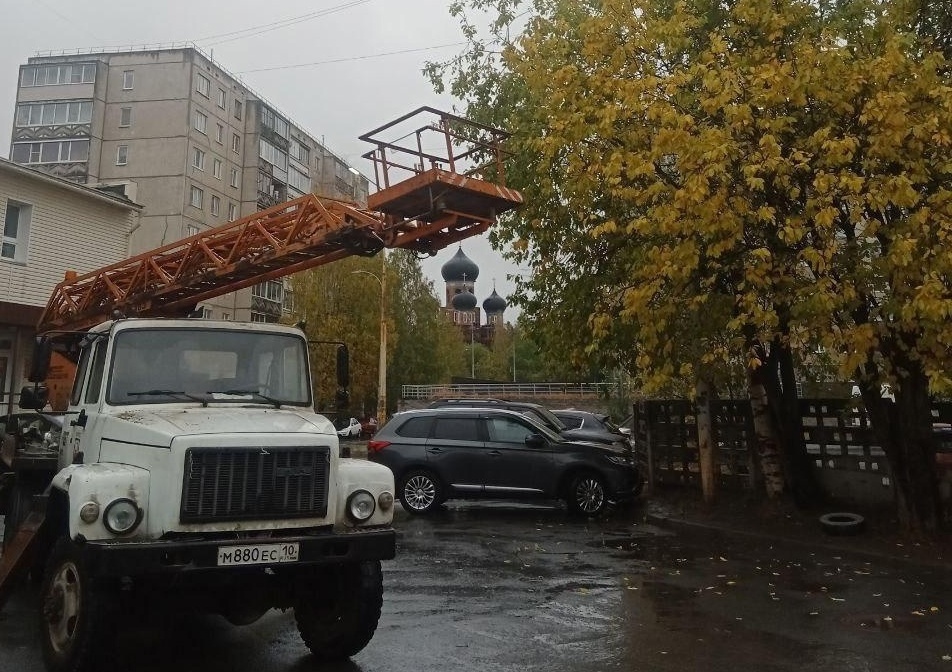    Освещение восстановили у Поликлиники №2 на Кукковке. Фото: Пресс-служба Петросовета