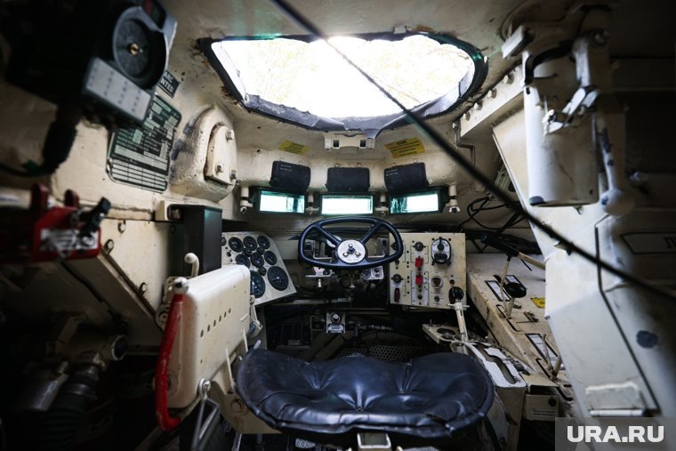 Американская машина была восстановлена ремонтной бригадой. Фото: Александр Река/ТАСС