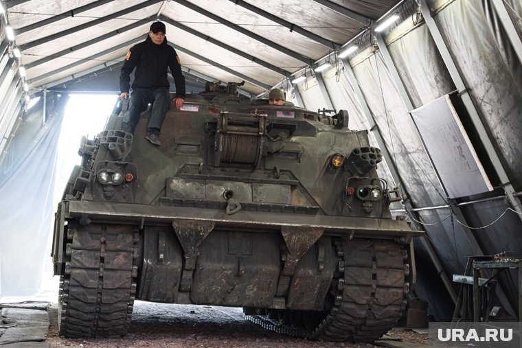 БРЭМ М88А2 снова готова к выполнению боевых задач. Фото: Александр Река/ТАСС