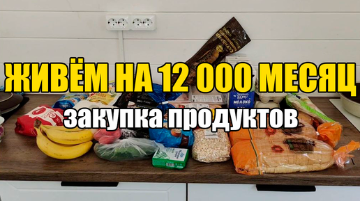 Живём на 12000 в месяц / Экономная закупка для семьи из 4 человек