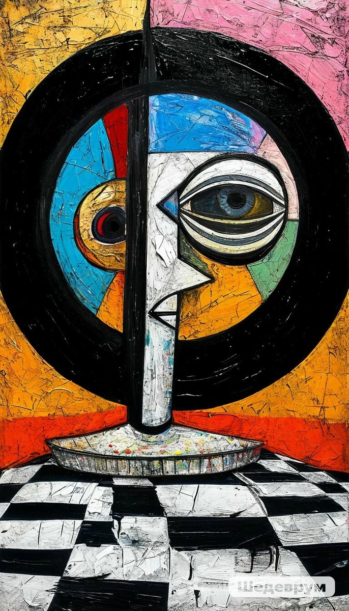 Черный квадрат Пикассо)