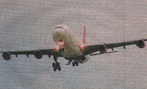 Авиационный балет и посадка на одно шасси