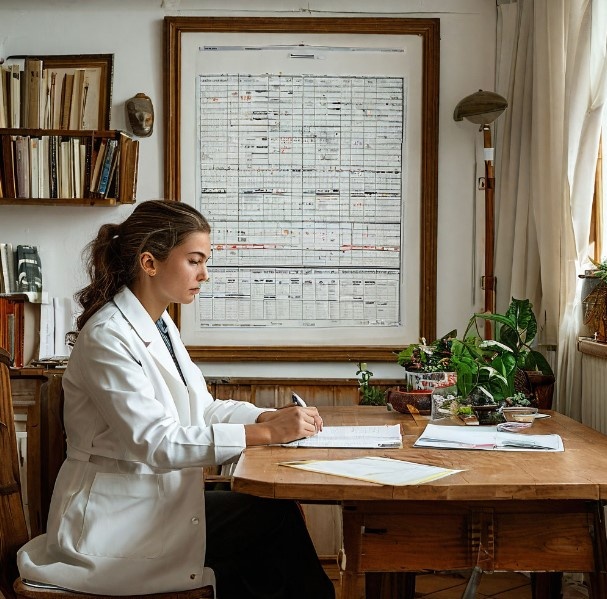 Картинка сгенерирована нейросетью Яндекс. Жаль в кабинете было не столь жизнеутверждающе