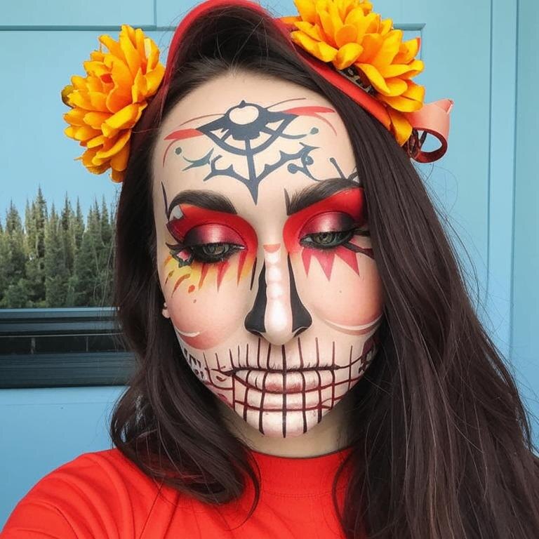 Грим-макияж на Хэллоуин 