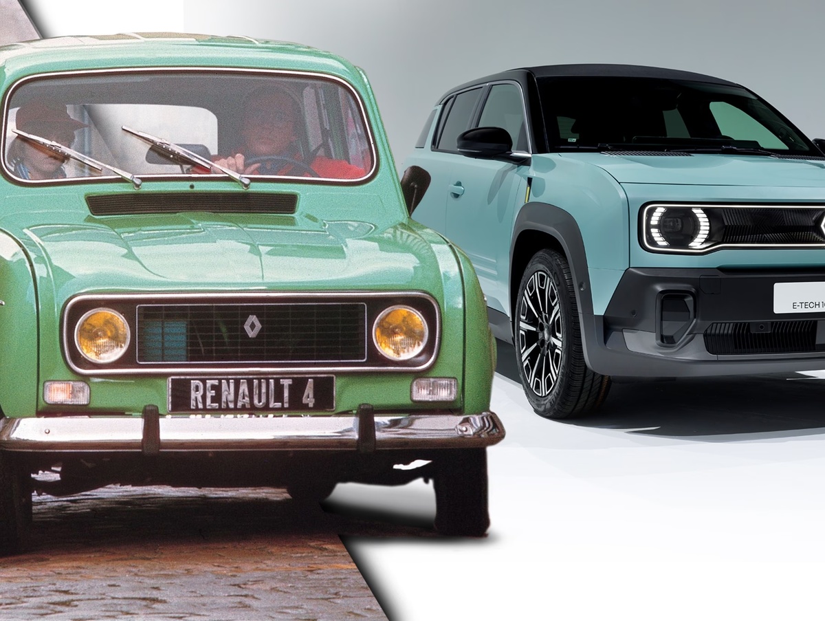 Сравните дедушку и внука спереди...