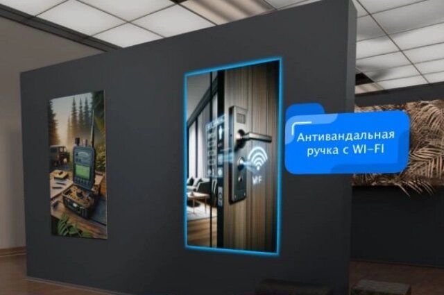    Антивандальная ручка с WI-FI экспонируется в зале неординарных мыслей Фото:  АиФ/ Татьяна Титова