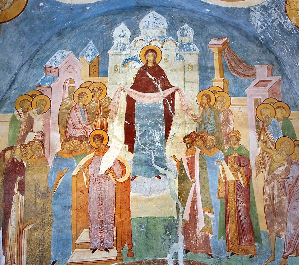 Покров Богоматери. Дионисий. Собор Рождества Богородицы Ферапонтова монастыря, 1502