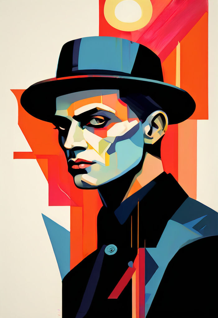 Aiart with Mayakovsky by Katya Vasat