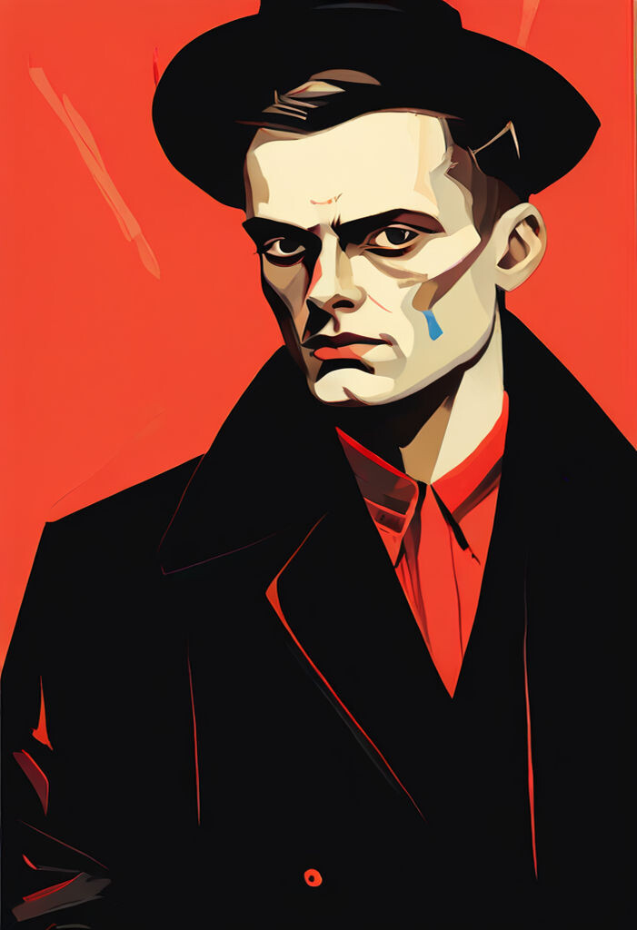 Aiart with Mayakovsky by Katya Vasat