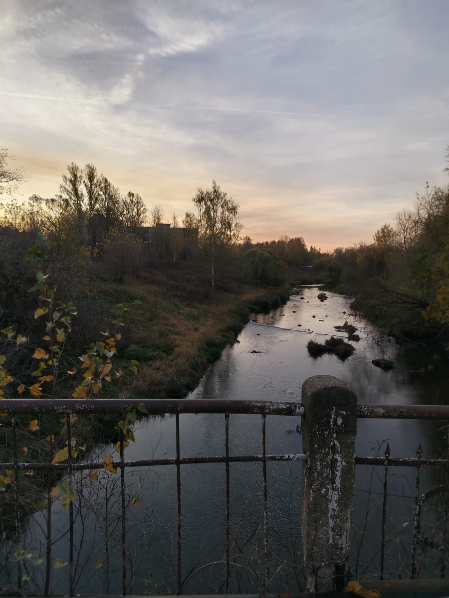 Река Черёмуха.По дороге в поликлинику.