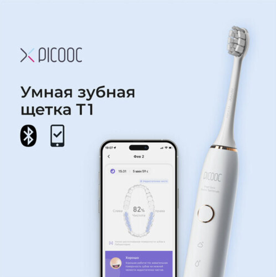 Умная зубная щетка Picooc T1