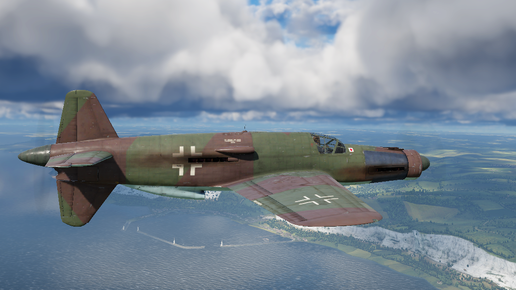 Играю на немецком ударном самолете Dornier Do 335 A-1 в War Thunder.