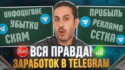 Как заработать в телеграмме | ВСЯ ПРАВДА про заработок в Telegram