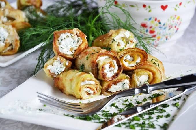 Рулетки из кабачка