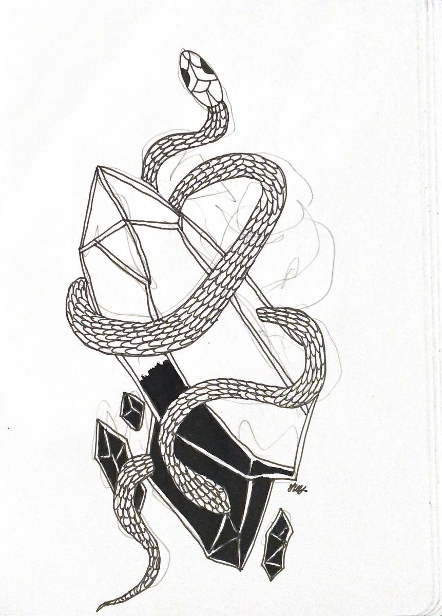 Из скетчбука INSIDE of ME vol. 8 Dark Take