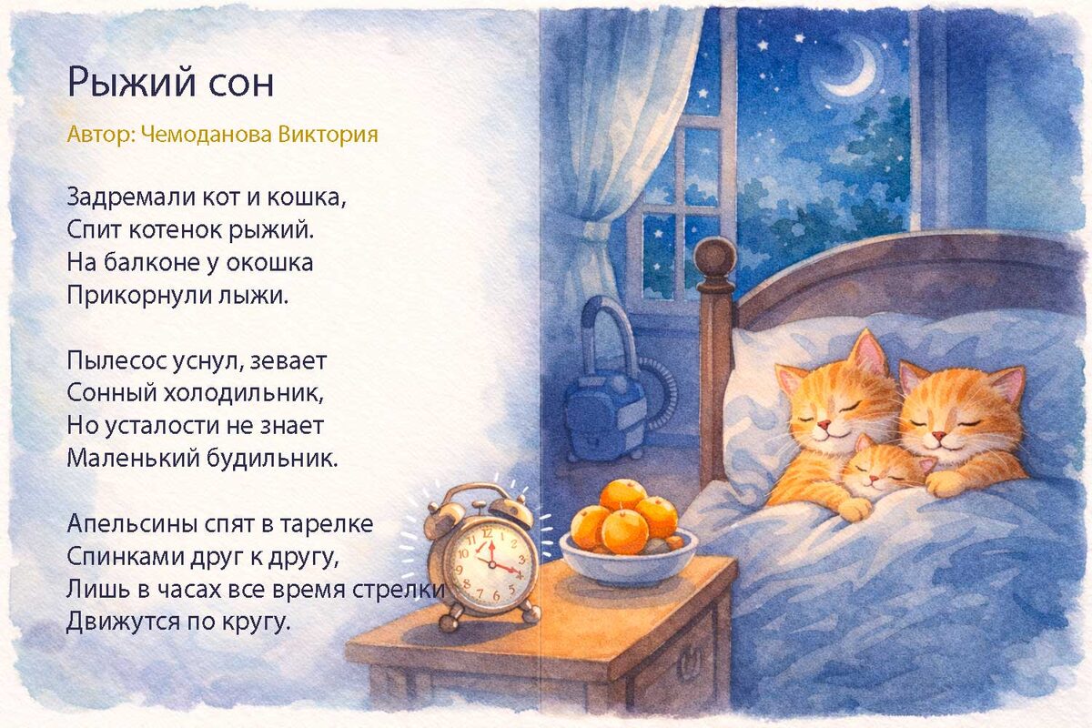 Иллюстрация Рыжий сон сайт v-chemodanova.ru