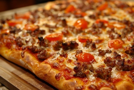    Пицца на кефире, пошаговый рецепт с фото