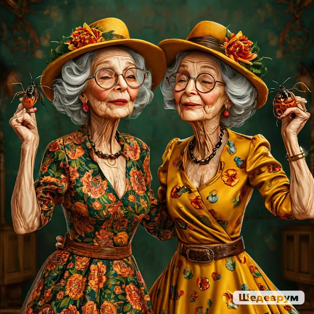 Так Шедеврум представляет нас и наших тараканов. А главное почему … то нас состарил… негодник…превратил зрелые абрикосы в курагу ррр 