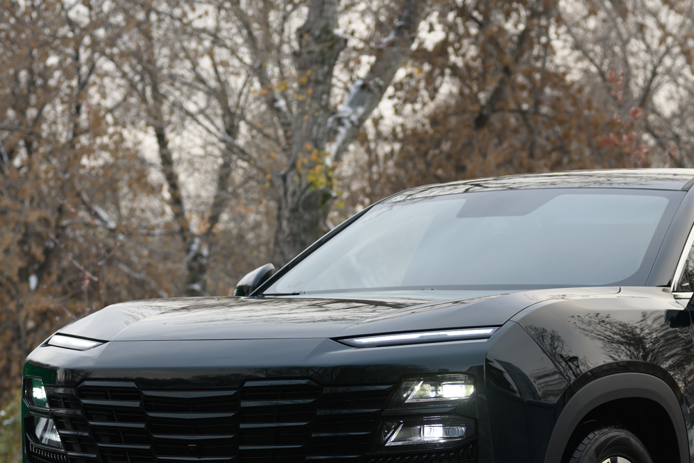 Тот же исходник. Дырка та же. Показываю как размываются деревья и какие же ублюдские фары.