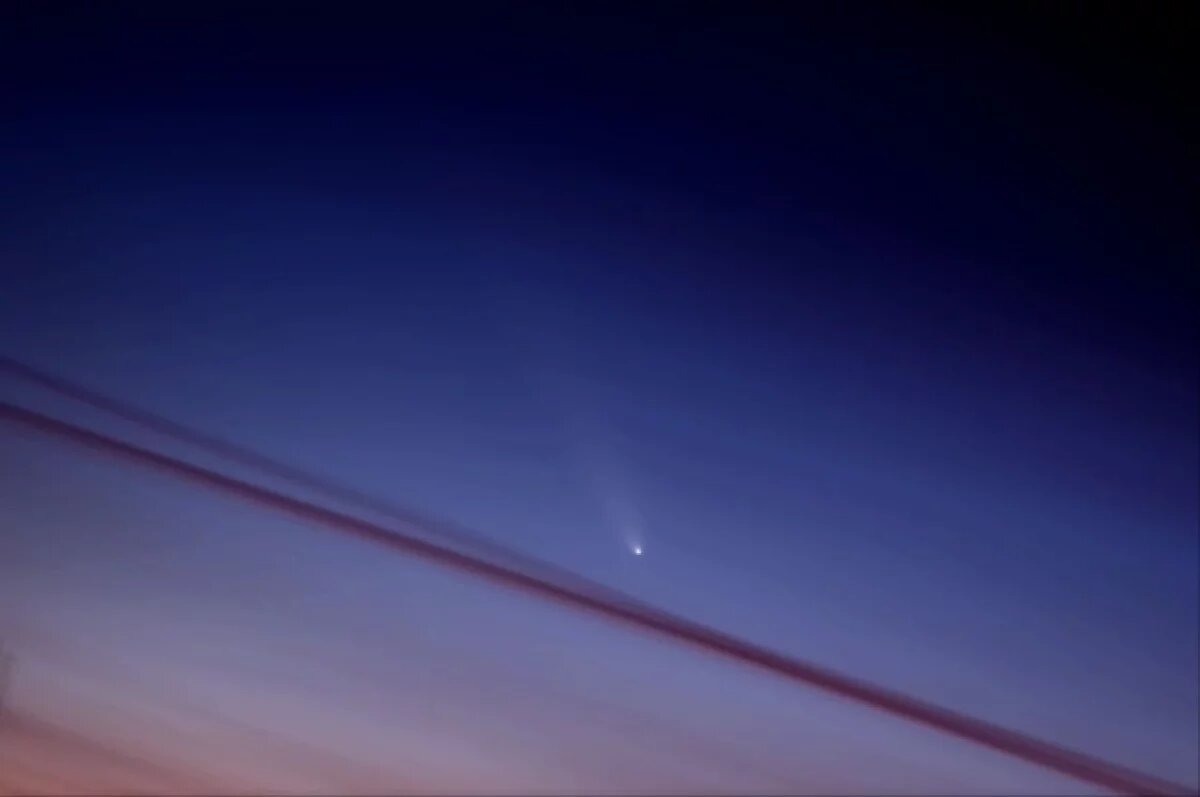    Астроном-любитель из Красноярского края заснял самую яркую комету