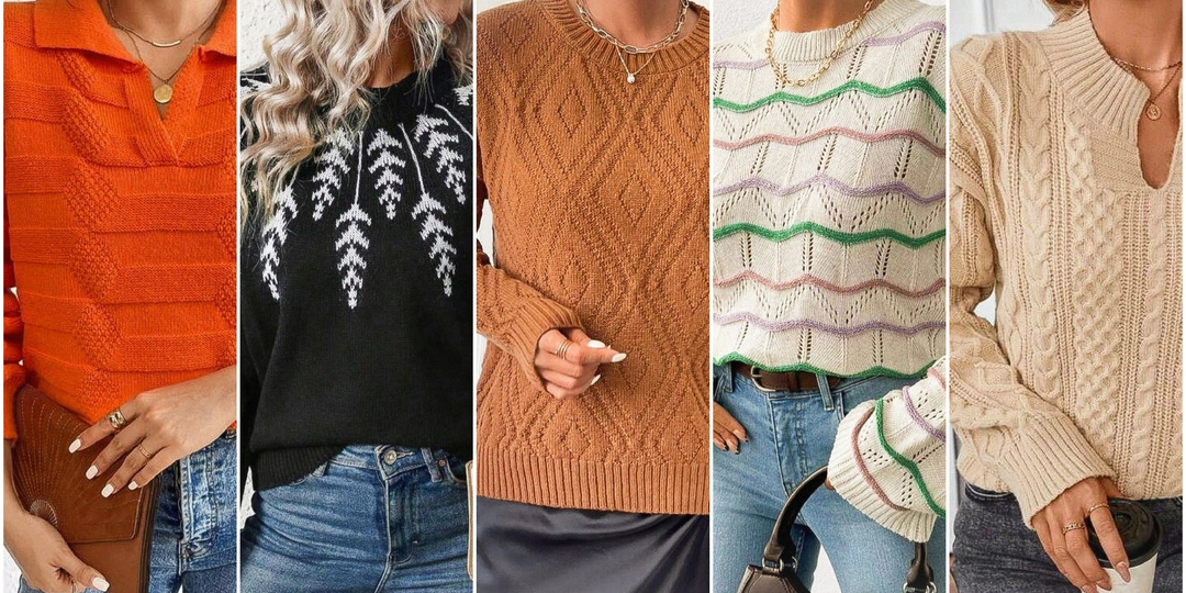 Новые идеи от Shein: многоцветное вязание, жаккард, рельефы и ажур — 10 моделей