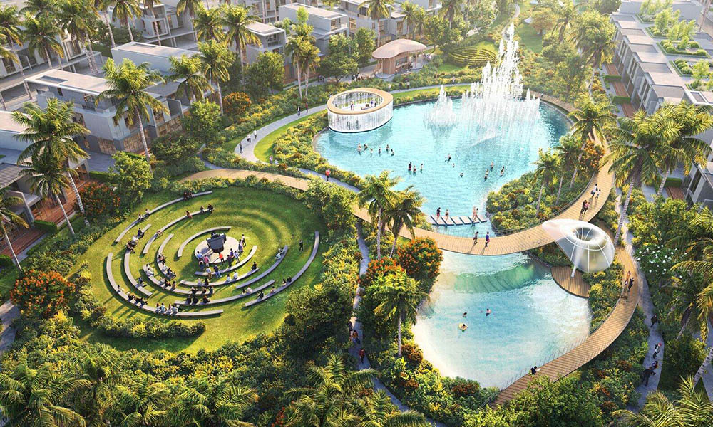 Это означает целый кластер проектов недвижимости в районе Дубая Dubailand.