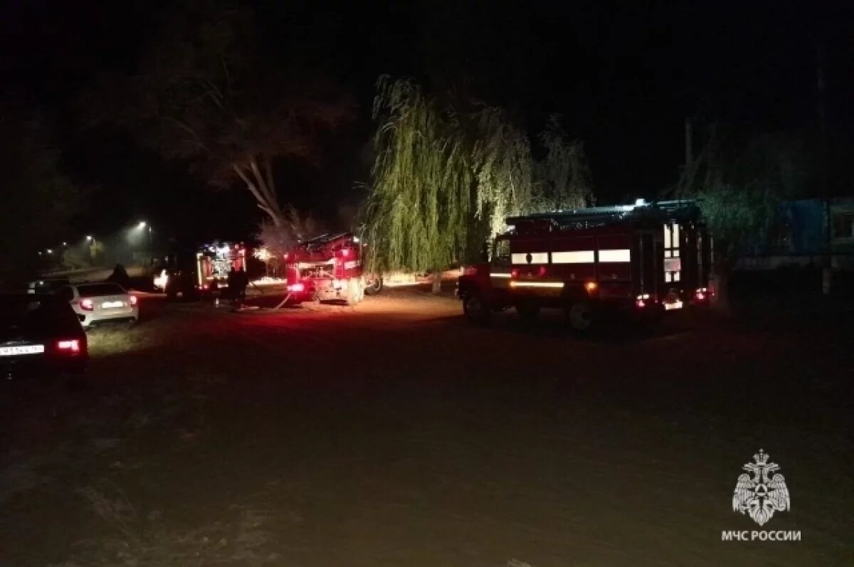    Две жизни унес пожар в селе под Волгоградом