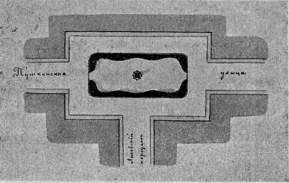 План Пушкинского сквера