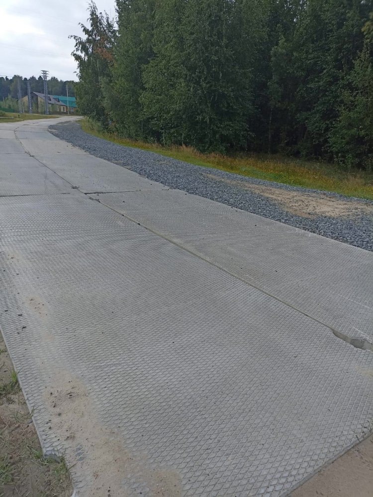    В деревне Вата отремонтировали подъезд к фермерскому хозяйству