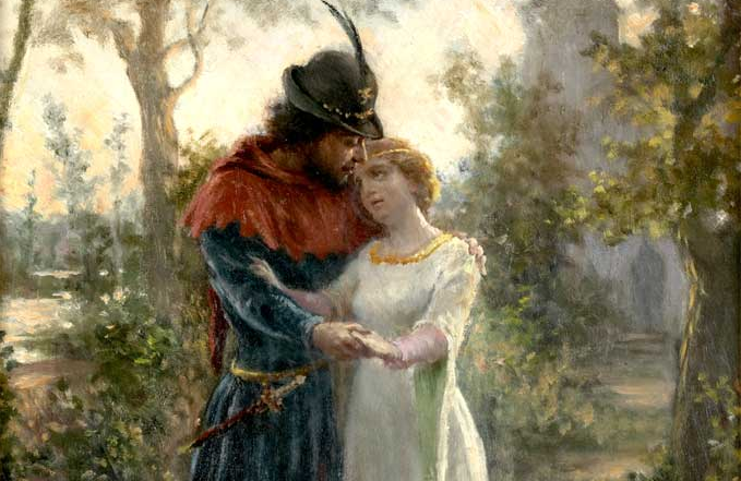 Педро I и Инес де Кастро, худ. Эрнесто Кондейша