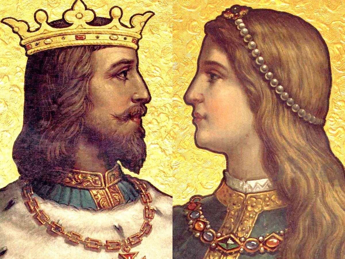 Король Педро I Справедливый и Инес де Кастро, изображения XIX века