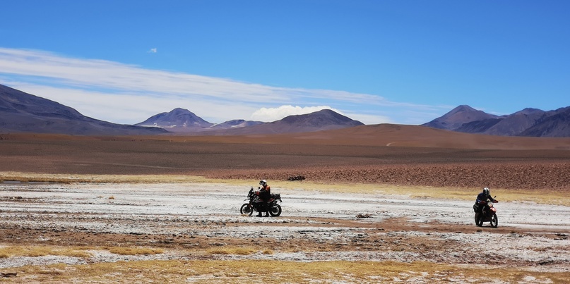 Ruta del Desierto, Machuca, солончаки в пустыне Атакама, Чили