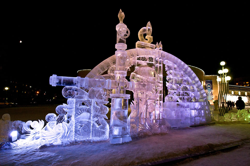 город изо льда Пермь