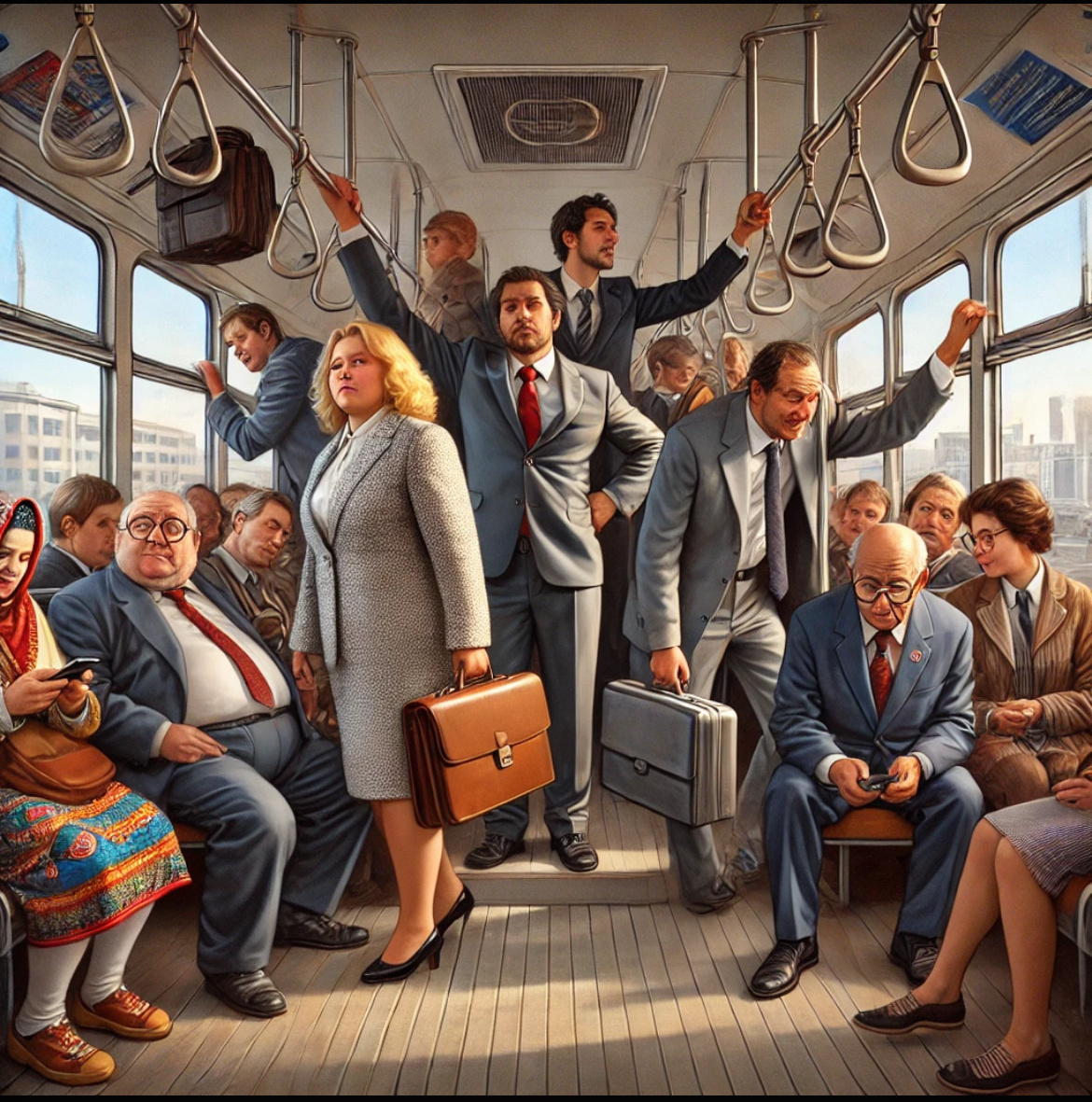 Чиновник в автобусе: новая реальность или лучший сюрреализм?